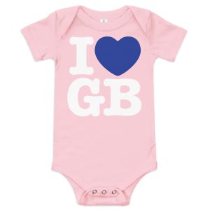 I Love GB Baby short sleeve onesie