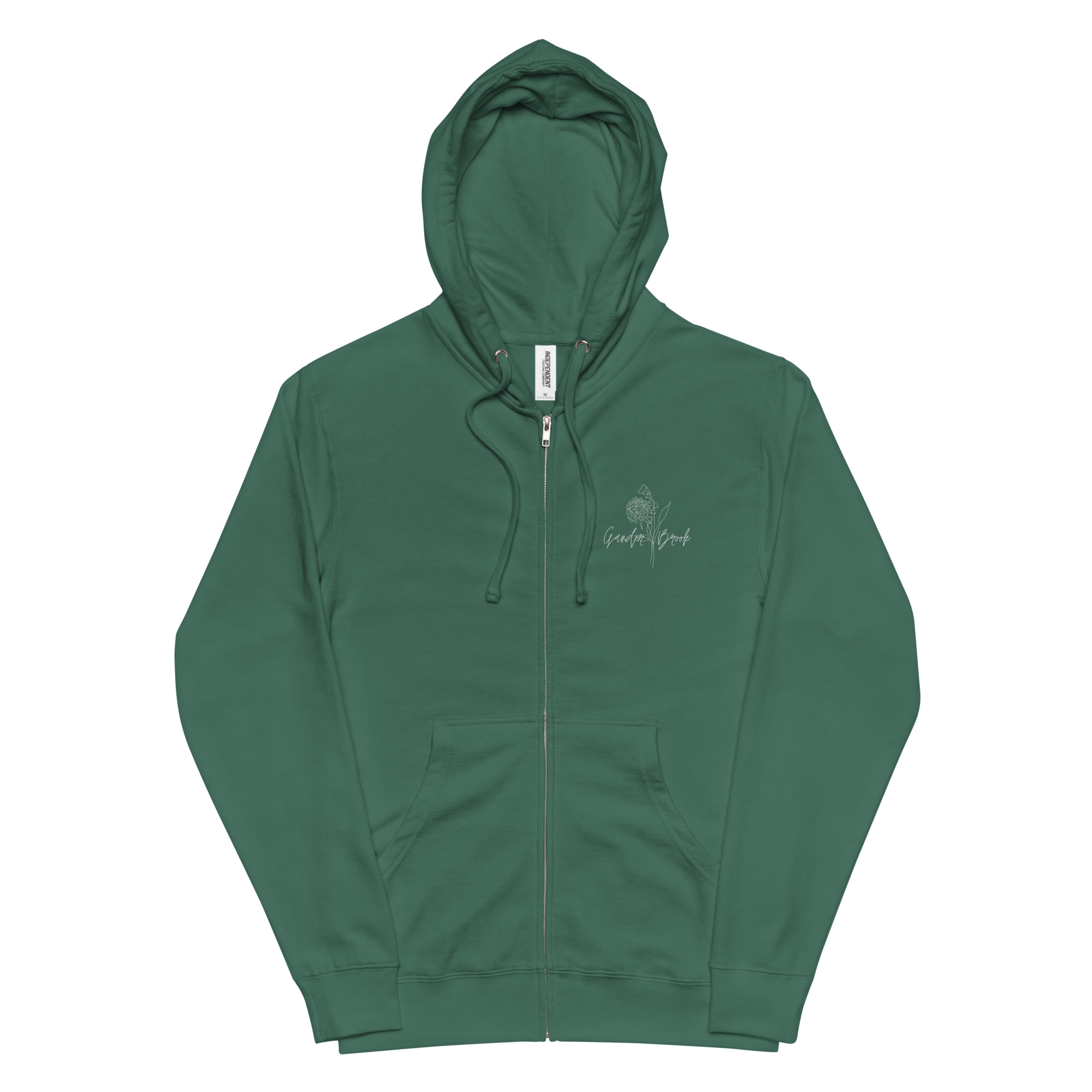 Floral GB Unisex Lightweight zip hoodie - Image 7
